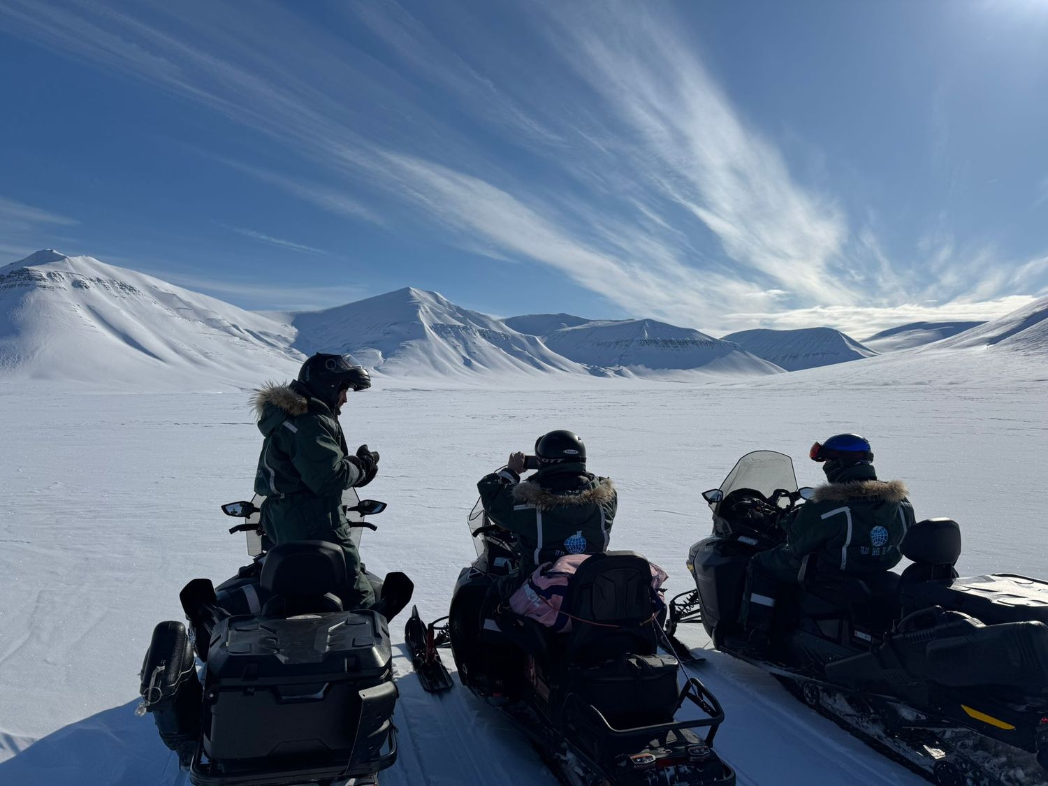 Snowmobile field transport